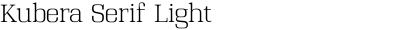 Kubera Serif Light
